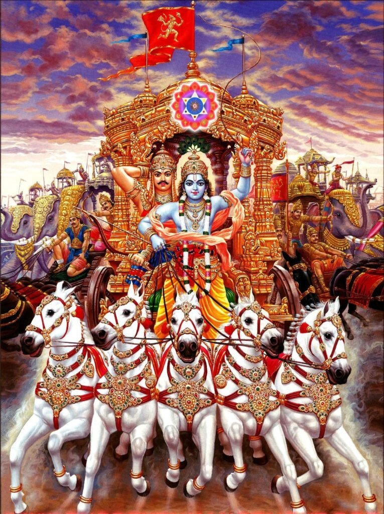 Indian Art Mahabharat Lord Krishna Driving Chariot Of Arjun b3f72b3e 5143 4e83 8d52 299e84c75d7d
