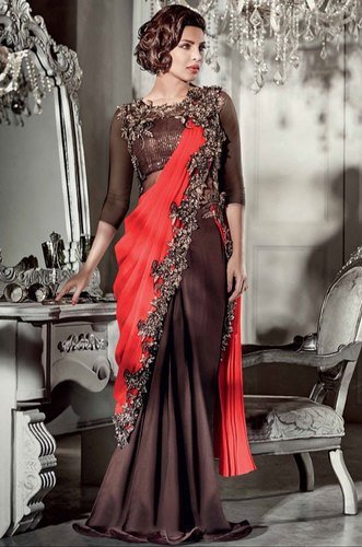 priyanka chopra designer saree style gown 500x500 pri india mart