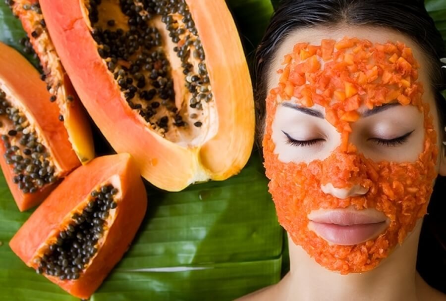 homemade papaya face packs tanning