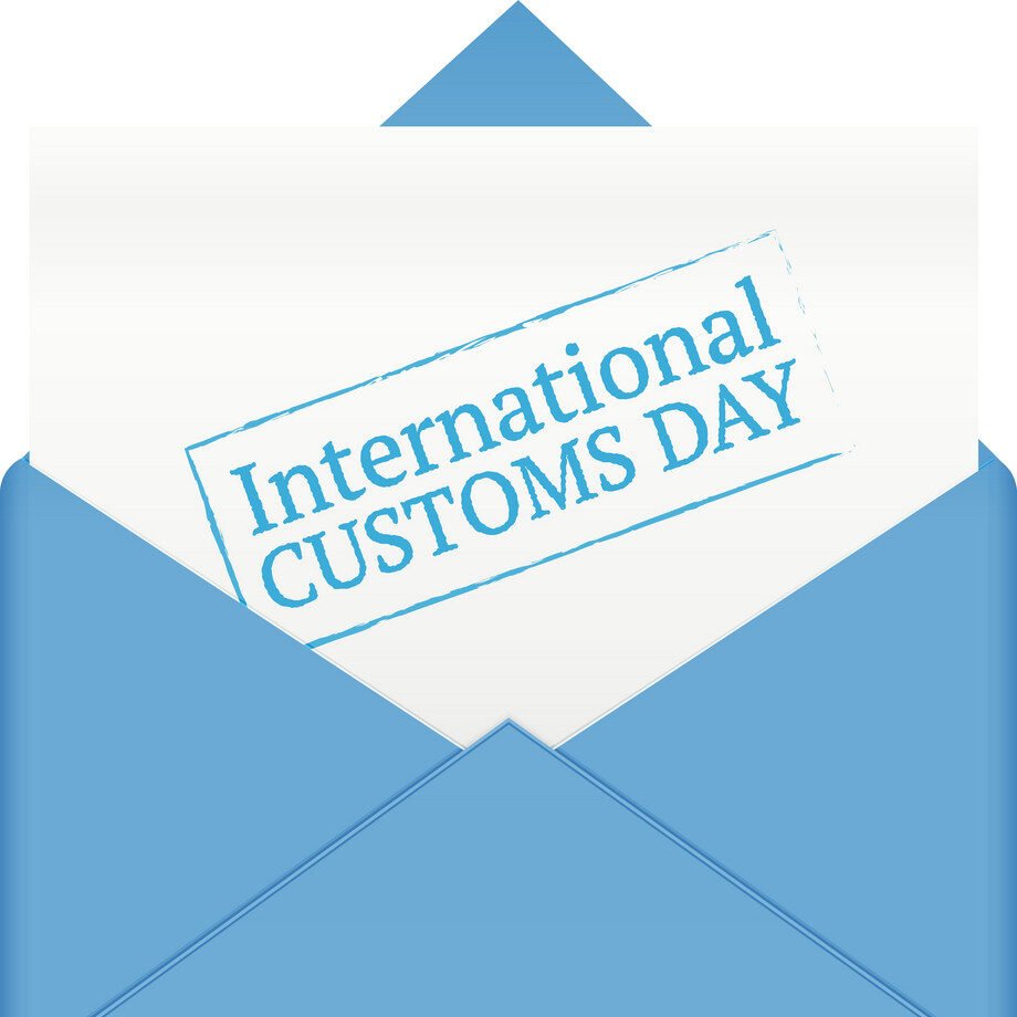 international customs day in paper envelope vector 9293719 edited